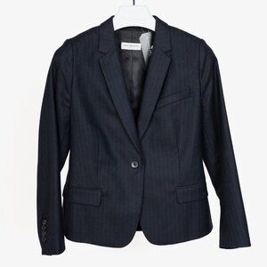 Dries Van Noten Navy Wool Blazer